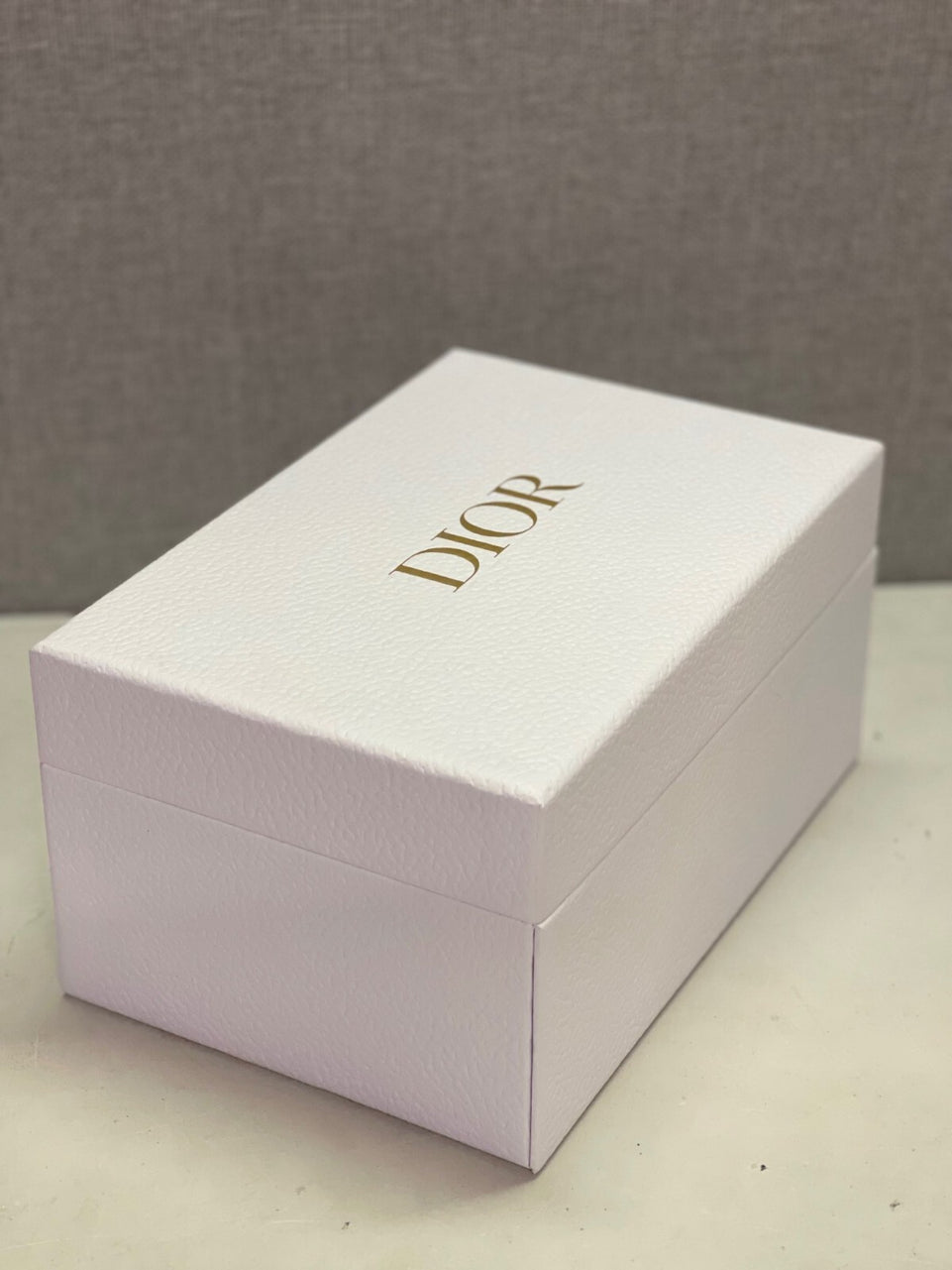 Christian Dior Beautiful White Lacquered Wooden Box  With Mirror & Cleanser