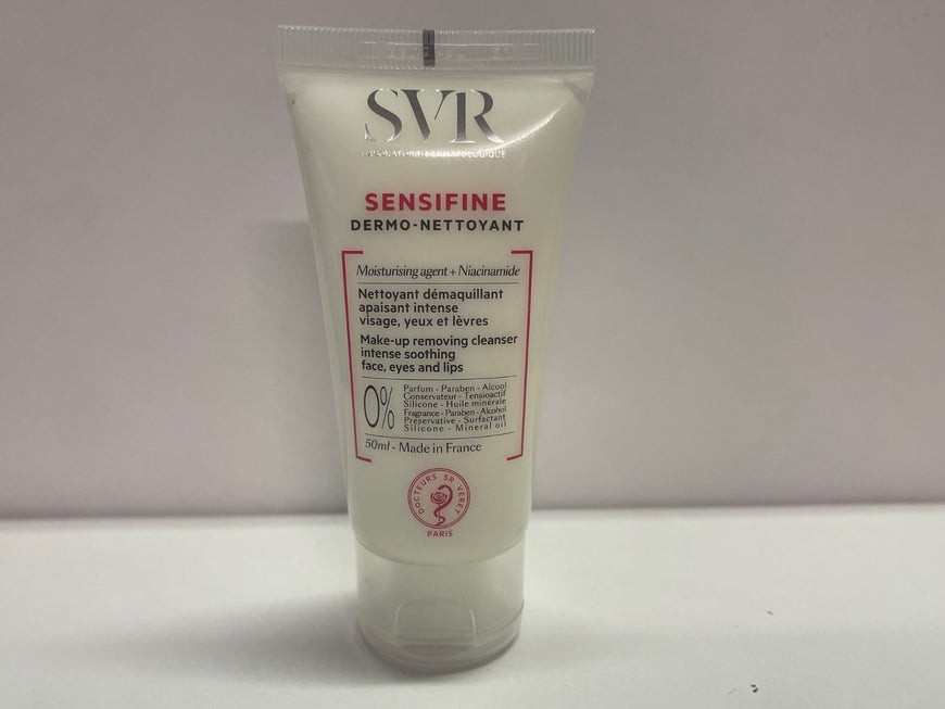 SVR Sensifine Dermo-nettoyant Make Up Removing Cleanser Face Eyes Lips 50ml
