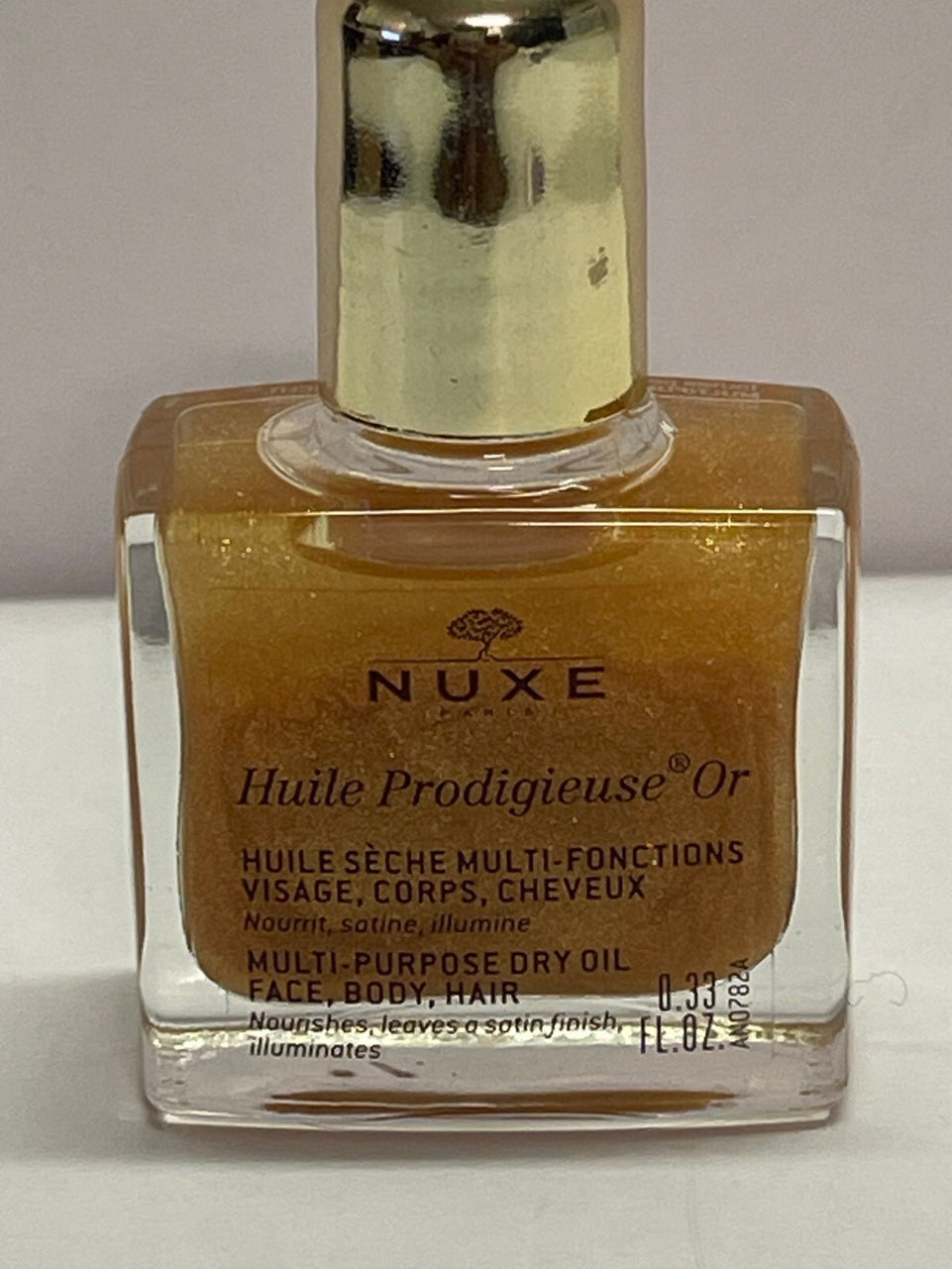 NUXE Huile Prodigieuse Or Multi-Purpose Dry Oil for Face, Body and Hair  10ml