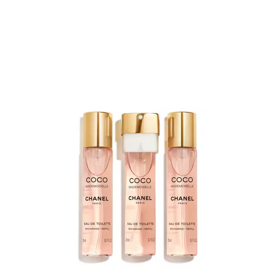 CHANEL Coco Mademoiselle Eau De Toilette Twist and Spray 3 x 20ml