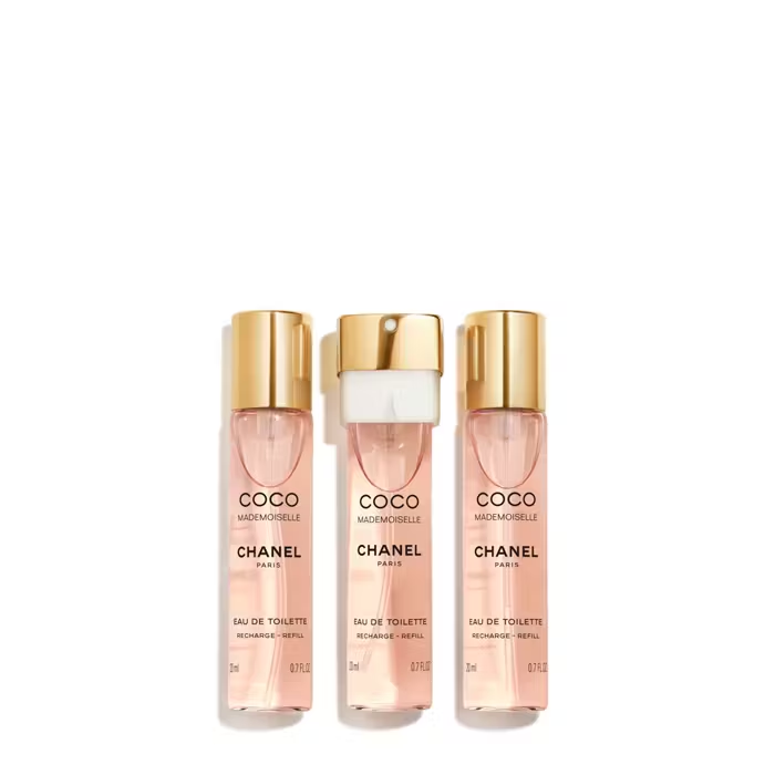 CHANEL Coco Mademoiselle Eau De Toilette Twist and Spray 3 x 20ml