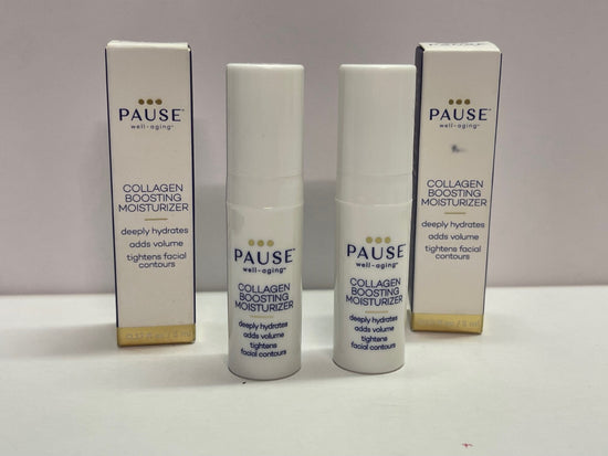 2x Pause Well-Aging Collagen Boosting Moisturiser 2 x 5ml Travel Size