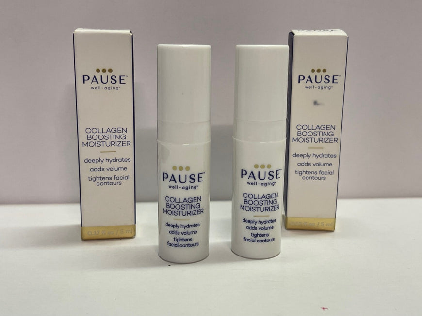 2x Pause Well-Aging Collagen Boosting Moisturiser 2 x 5ml Travel Size