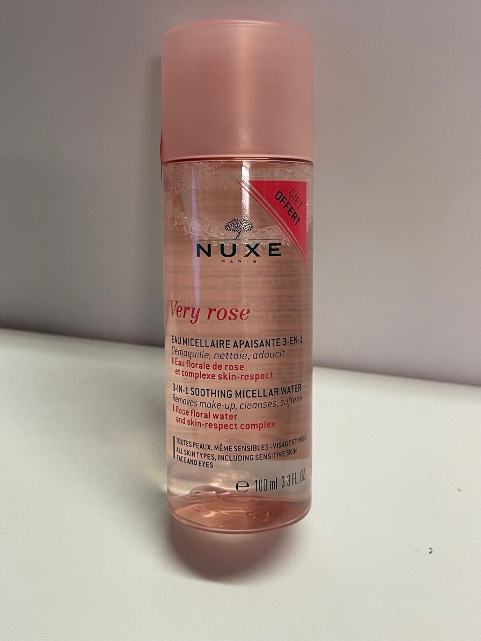Nuxe Very Rose 3-in-1 Soothing Micellar Water 100 ml