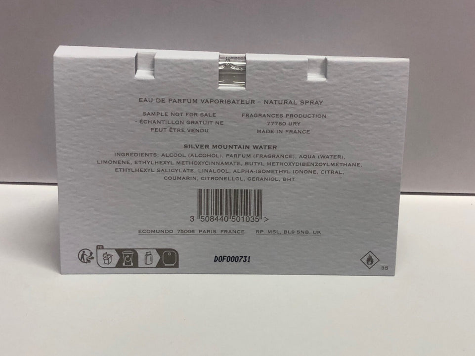 Original Creed Silver Mountain Water EDP 1.7ml OFFICIAL SAMPLE