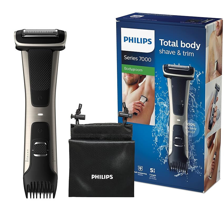 Philips Series 7000 Showerproof Body Groomer and Trimmer - BG7025/13