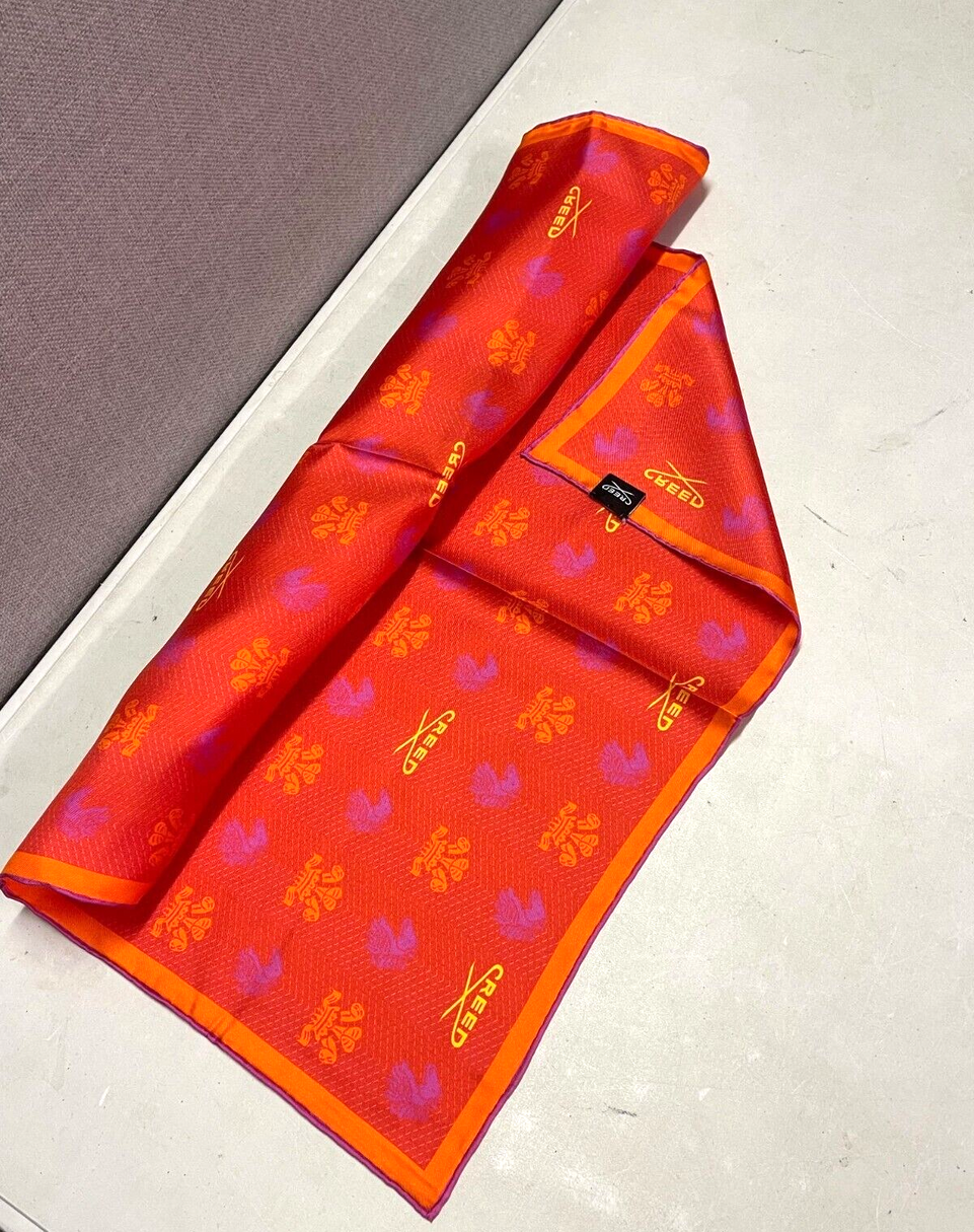 Creed 100% Silk Scarf Beautiful 50cm X 50cm