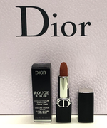 Dior Rouge Couture Colour Lipstick NUDE LOOK 100 Velvet Travel Size NEW  BOXED