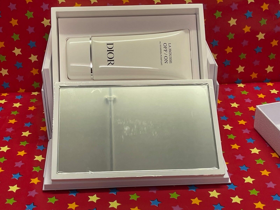 Dior La Mousse Off/ On Foaming Cleanser150ml +Mirror + Gift Box, Sealed VIP Gift