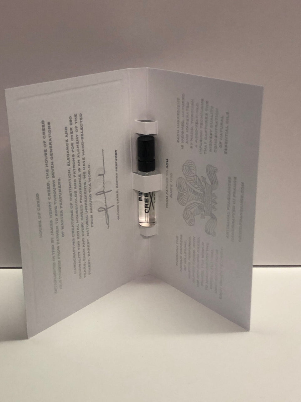 Original Creed Silver Mountain Water EDP 1.7ml OFFICIAL SAMPLE