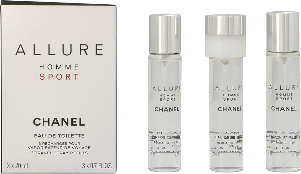 Chanel Allure Homme Sport Travel Set EDT Spray 60 ml