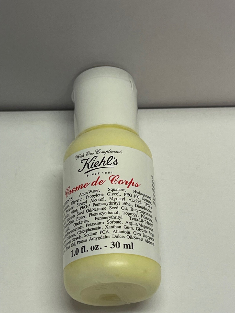 Kiehl's Moisturiser Creme de Corps Body Cream 30ml
