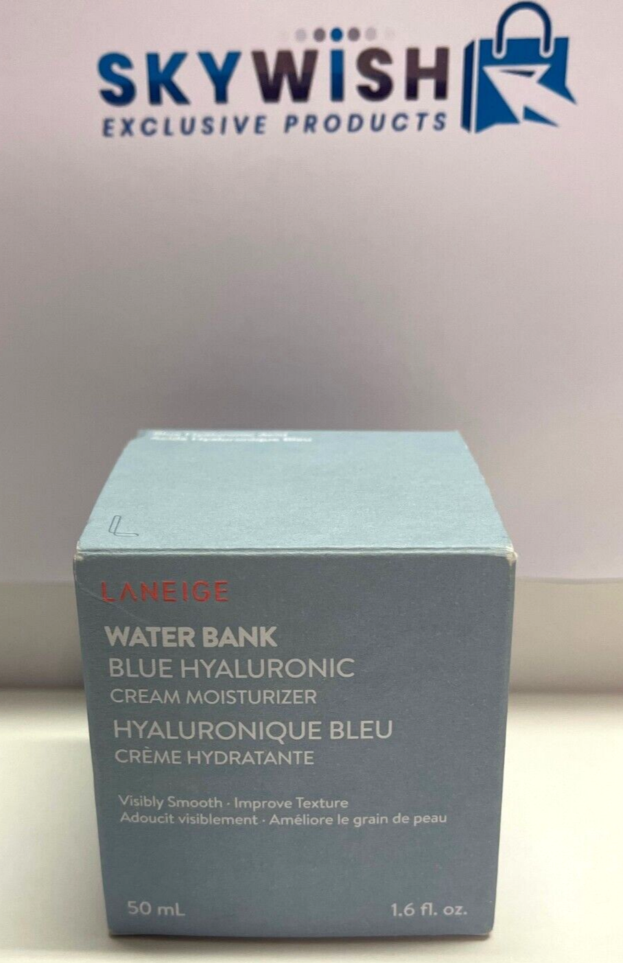 LANEIGE NEW Water Bank Blue Hyaluronic Cream Moisturizer 1.6oz/50ml B08