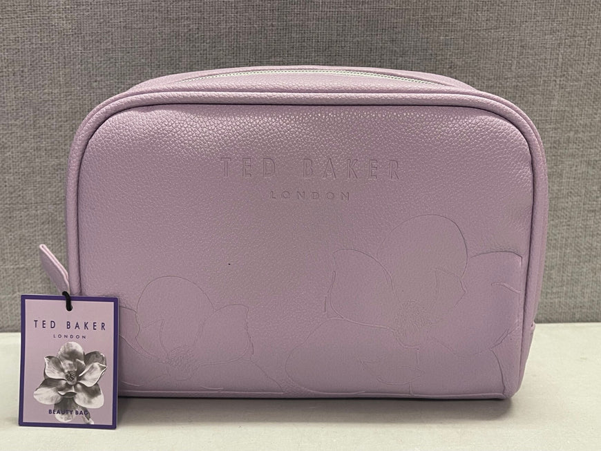 Ted Baker Make Up Vanity Wash  Lilac Makeup Bag