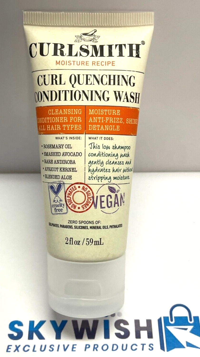 Curlsmith Moisture Recipe Curl Quenching Conditioning Wash 59ml Travel Size