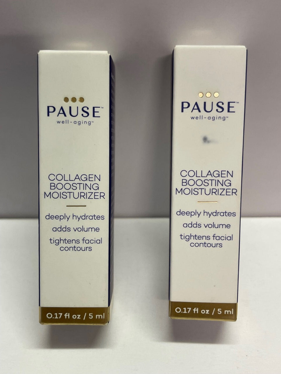 2x Pause Well-Aging Collagen Boosting Moisturiser 2 x 5ml Travel Size