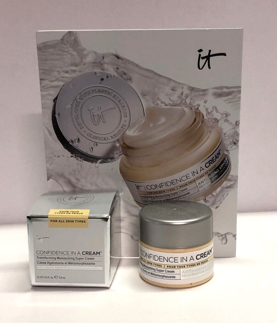 IT COSMETICS Confidence In A Cream Super Moisturising Cream BNIB 7ml