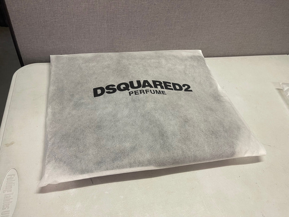 DSQUARED2 PERFUME BLACK SHOPPER FOR WOMAN AND MAN Tote Slung Bag