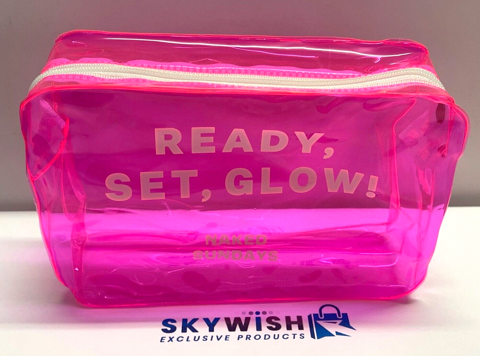 ready glow naked sundays  bag Pouch pink