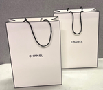 2x Authentic Chanel  Large Paper Gift Bag 36cm 26cm 11cm