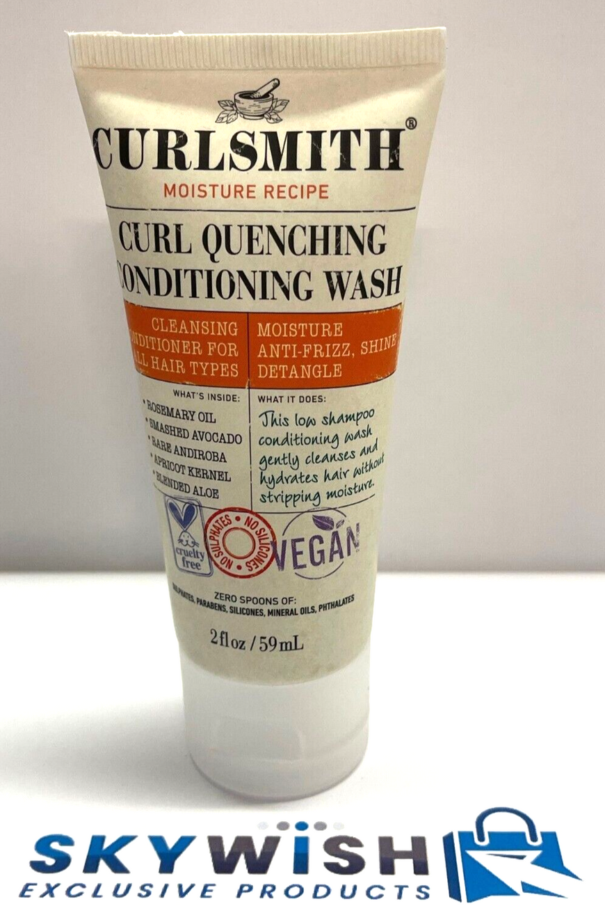 Curlsmith Moisture Recipe Curl Quenching Conditioning Wash 59ml Travel Size