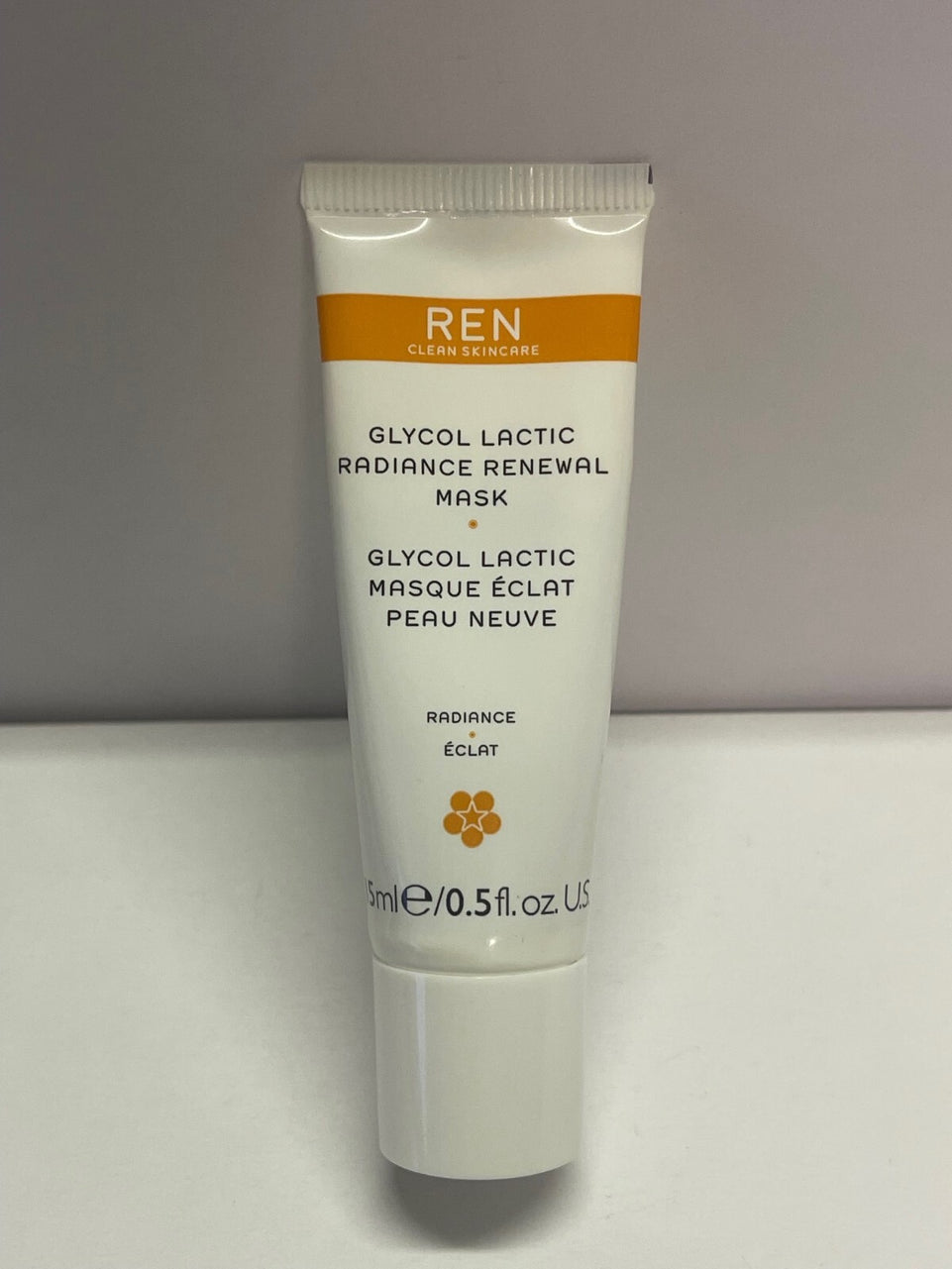 REN Glycol Lactic Radiance Renewal Mask 15ml Travel New