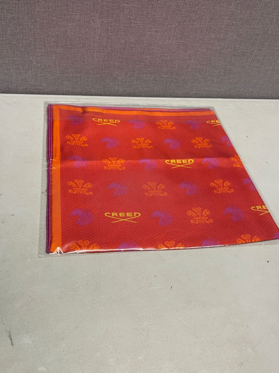 Creed 100% Silk Scarf Beautiful 50cm X 50cm
