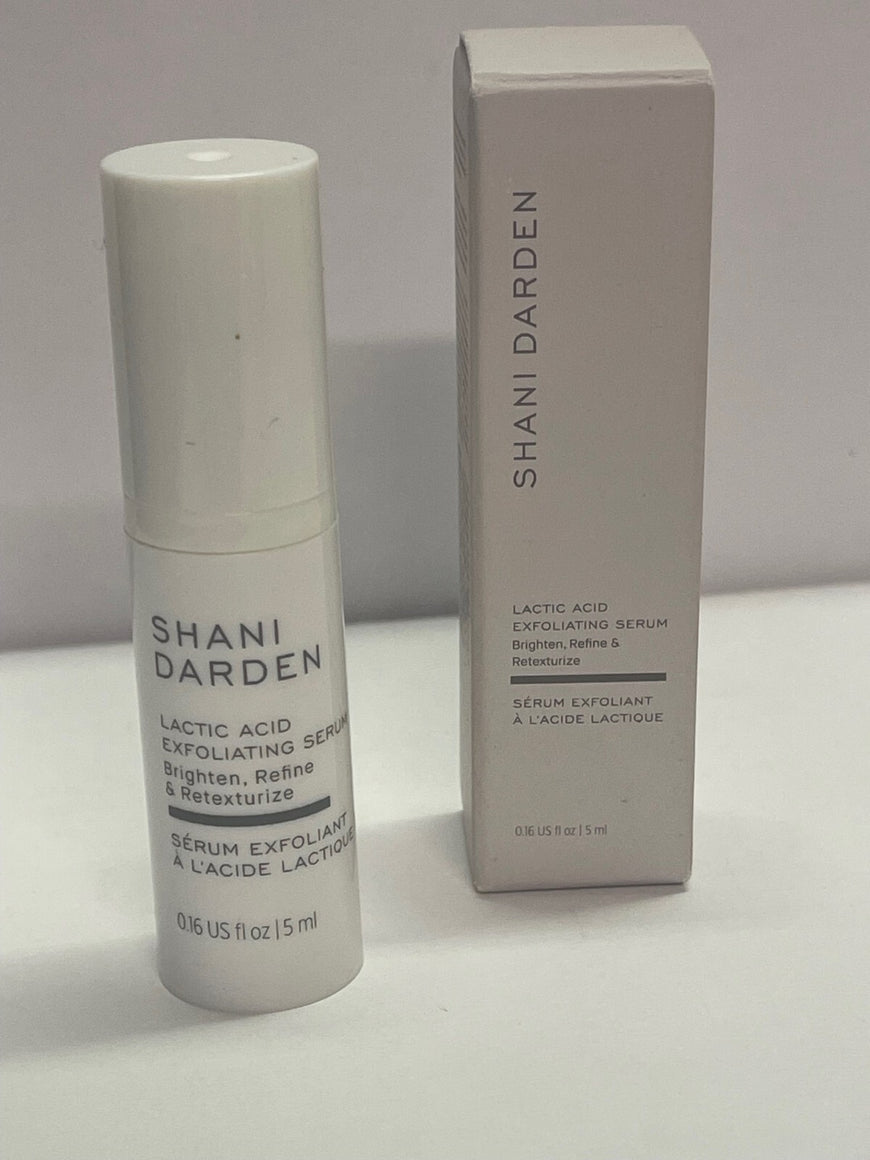 Shani Darden Lactic Acid Exfoliating Serum Mini 5ml - Imperfect Box
