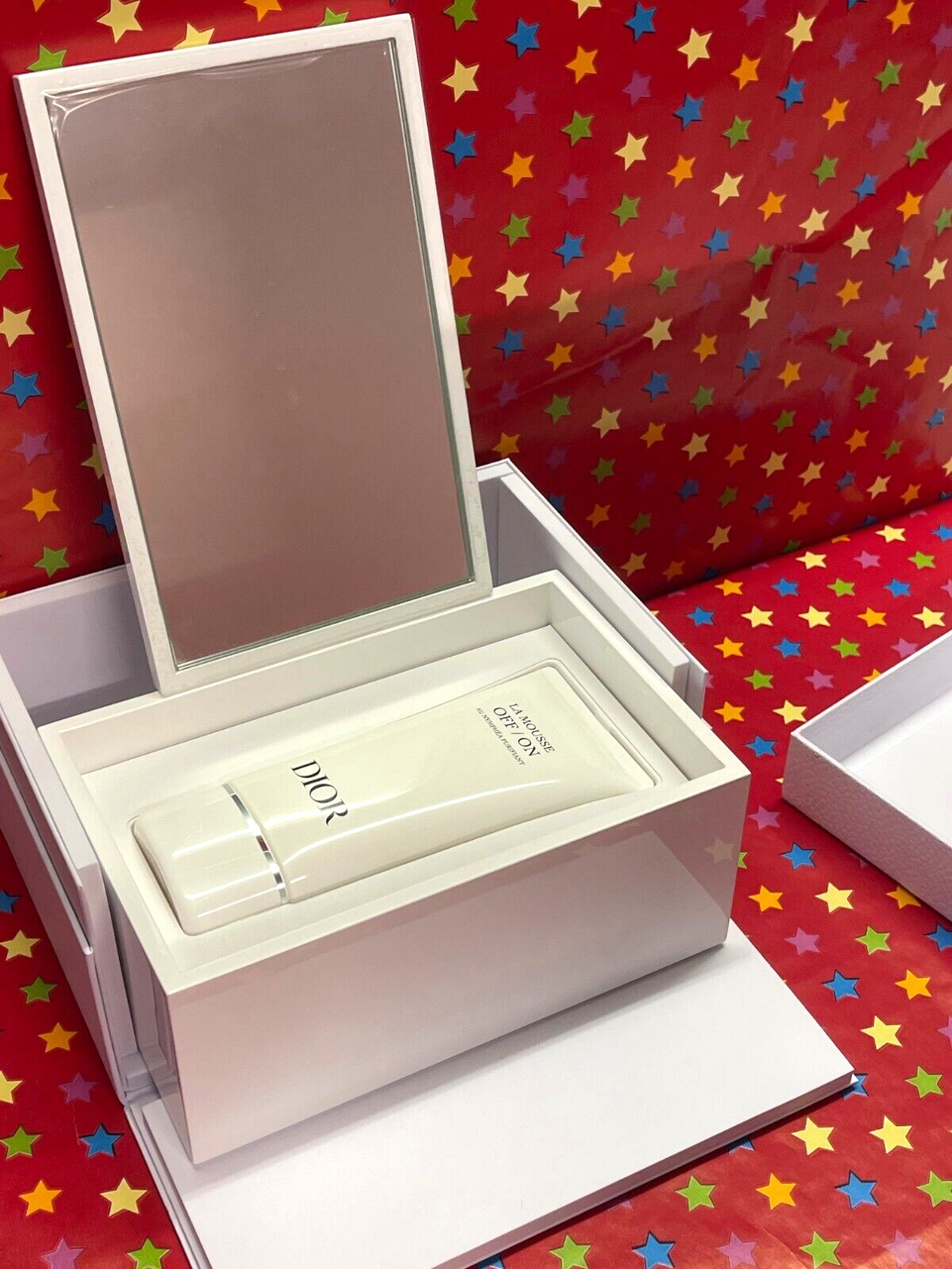 Dior La Mousse Off/ On Foaming Cleanser150ml +Mirror + Gift Box, Sealed VIP Gift