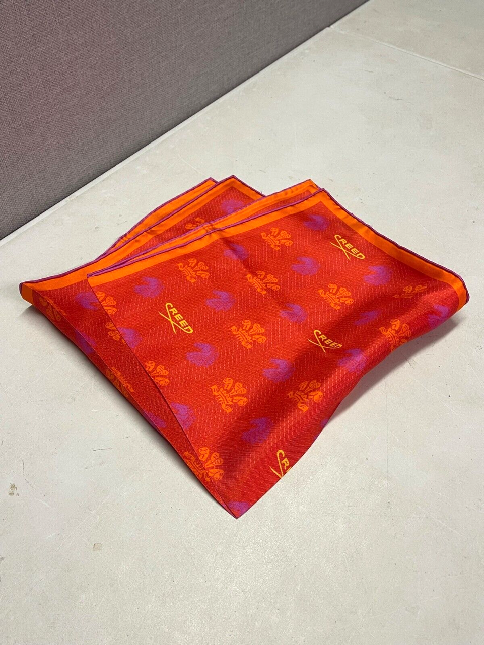 Creed 100% Silk Scarf Beautiful 50cm X 50cm