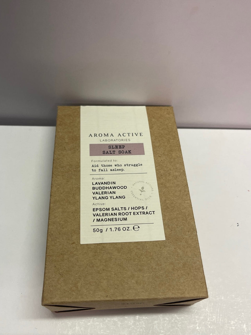 Aroma Active Laboratories SLEEP SALT SOAK Valerian Epsom Bath Salts 50g Fast