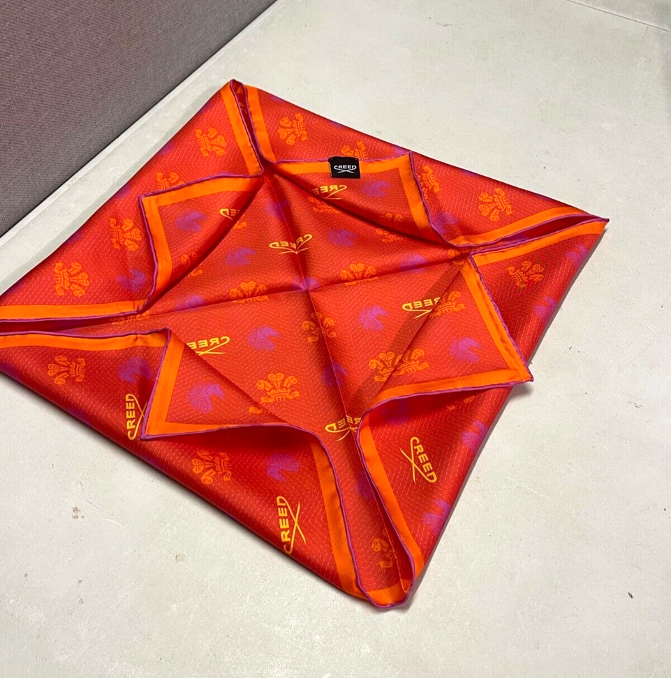 Creed 100% Silk Scarf Beautiful 50cm X 50cm