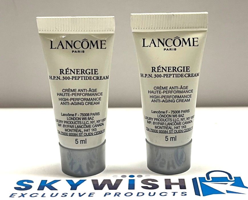 2X LANCOME Renergie H.P.N 300-Peptide Cream High Performance Anti-Aging 5mlX2