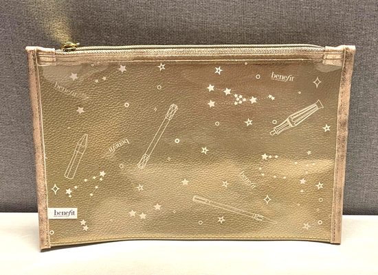 Benefit Cosmetic Make up Bag Case Travel Toiletry SIZE 28.5 X 18 CM