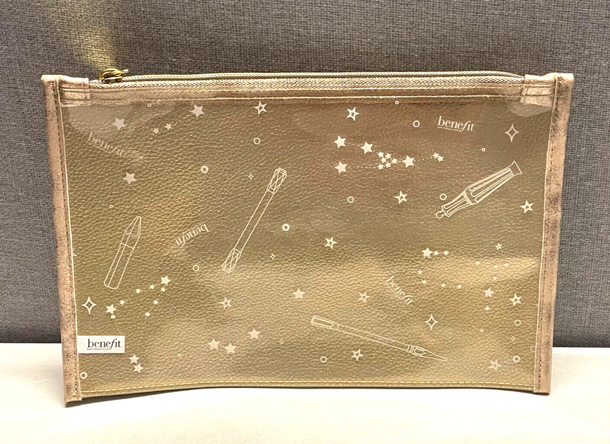 Benefit Cosmetic Make up Bag Case Travel Toiletry SIZE 28.5 X 18 CM