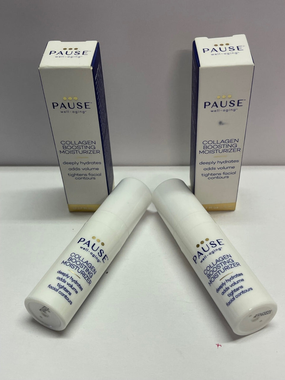 2x Pause Well-Aging Collagen Boosting Moisturiser 2 x 5ml Travel Size