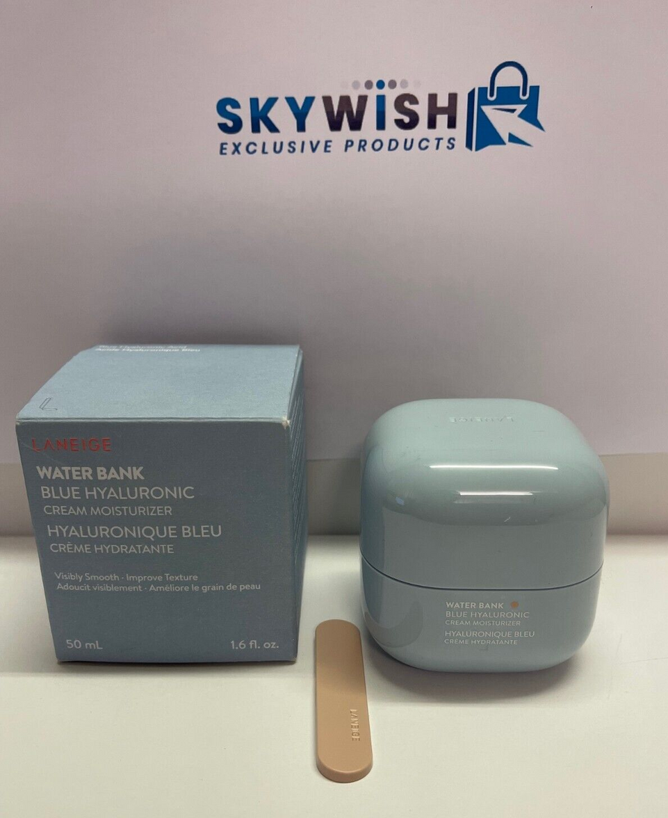LANEIGE NEW Water Bank Blue Hyaluronic Cream Moisturizer 1.6oz/50ml B08