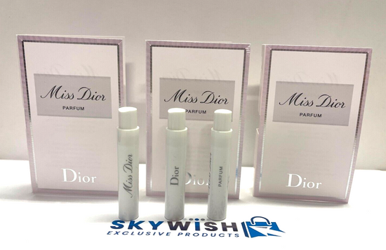3x DIOR  Miss Dior PARFUM 1ml Spray  Ladies Travel/Handbag Size