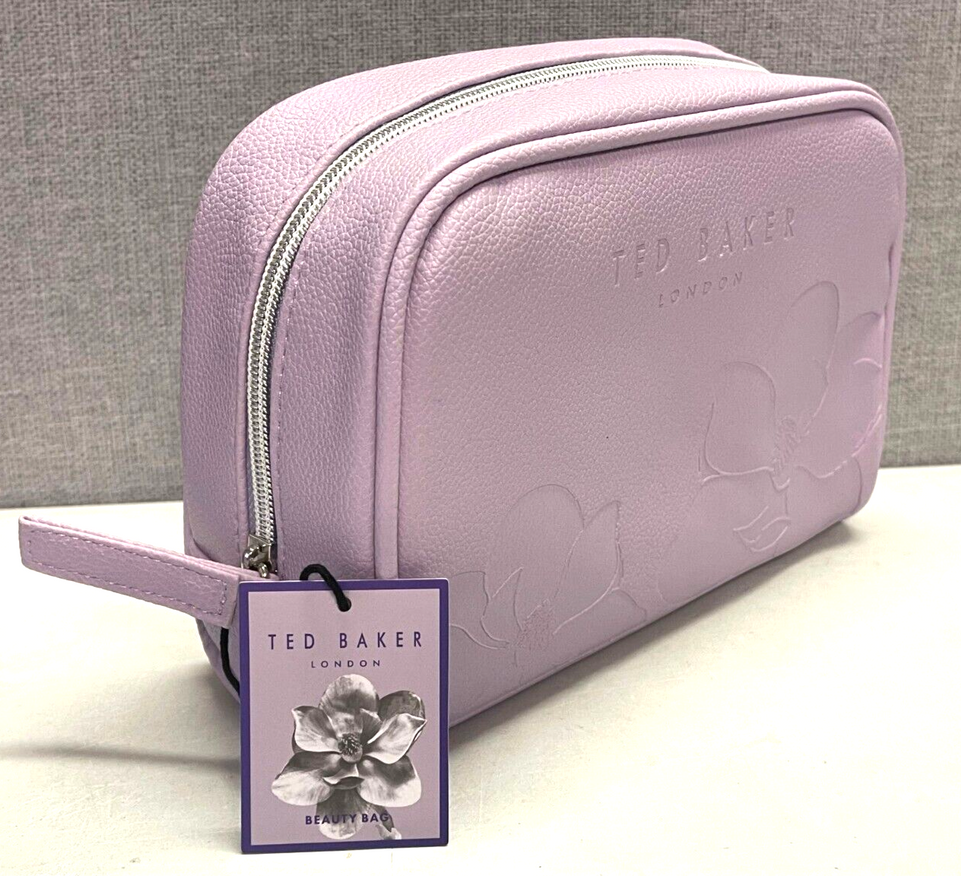 Ted Baker Make Up Vanity Wash  Lilac Makeup Bag