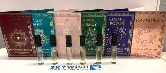 6x Charlotte Tilbury Eau De Parfum 1.5ml Bliss Sex Joyphoria Magic Energy Love