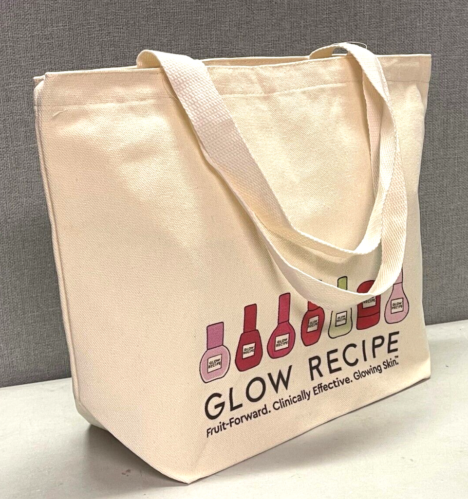 Glow Recipe Tote Bag & Valentino Beauty Tote Bag SIZE 30X39X15CM