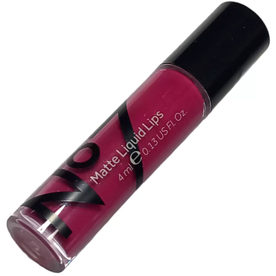 Boots No7 Liquid Lips Matte Lip Gloss Courage Plum 4ml