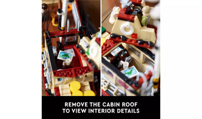 LEGO Ideas Jaws Set for Adults with Model Shark & Boat 21350