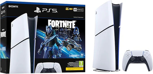 PlayStation 5 Fortnite – Disc/Digital Edition (Cobalt Star Bundle)