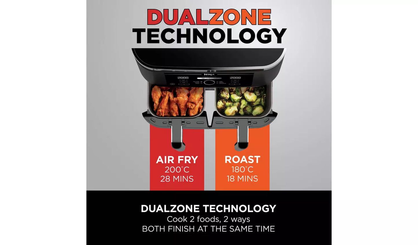 Ninja Foodi AF200UK 4-in-1 7.6L Air Fryer - Black