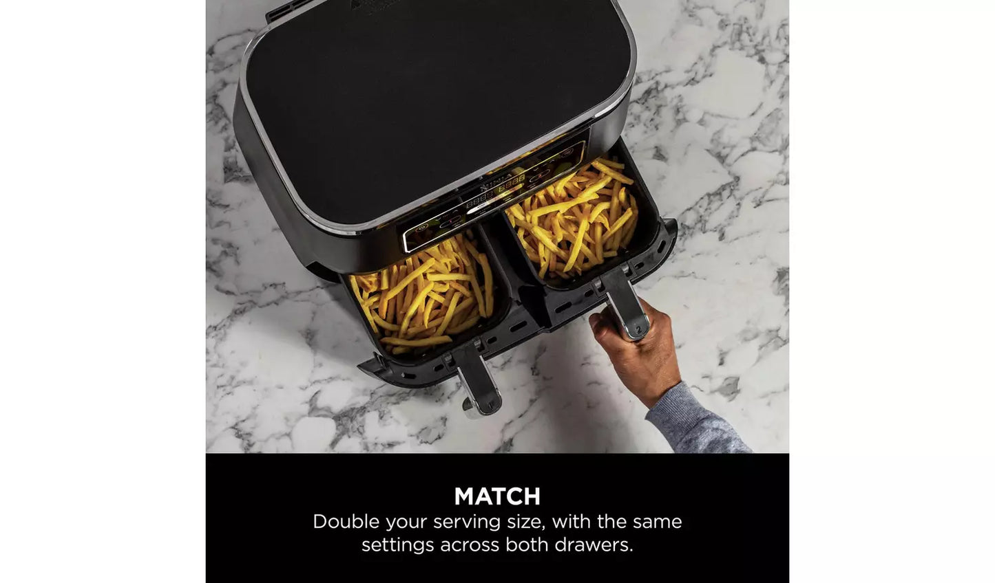 Ninja Foodi AF200UK 4-in-1 7.6L Air Fryer - Black