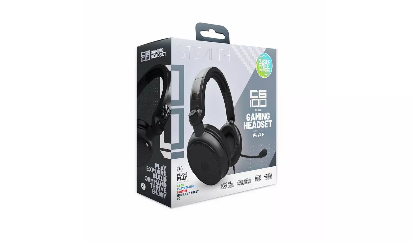 STEALTH C6-100 Gaming Headset PS, Xbox, Switch, PC - Black