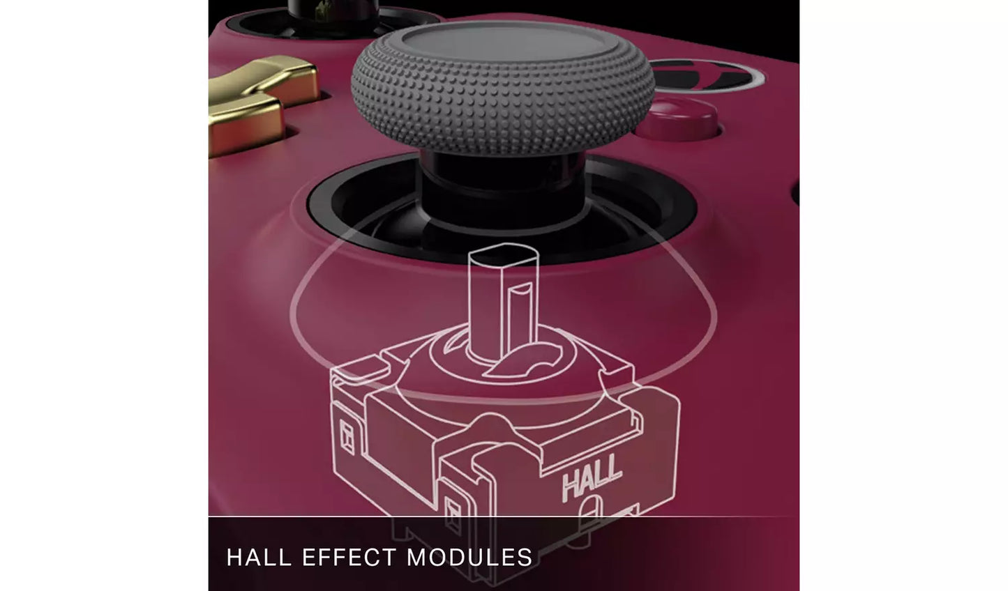 PowerA Hall Effect Advantage+ Xbox Wired Controller - Ruby