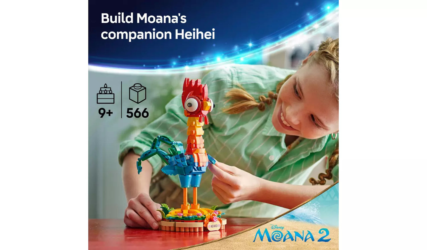 LEGO Disney Moana 2 Heihei Buildable Animal Toy
