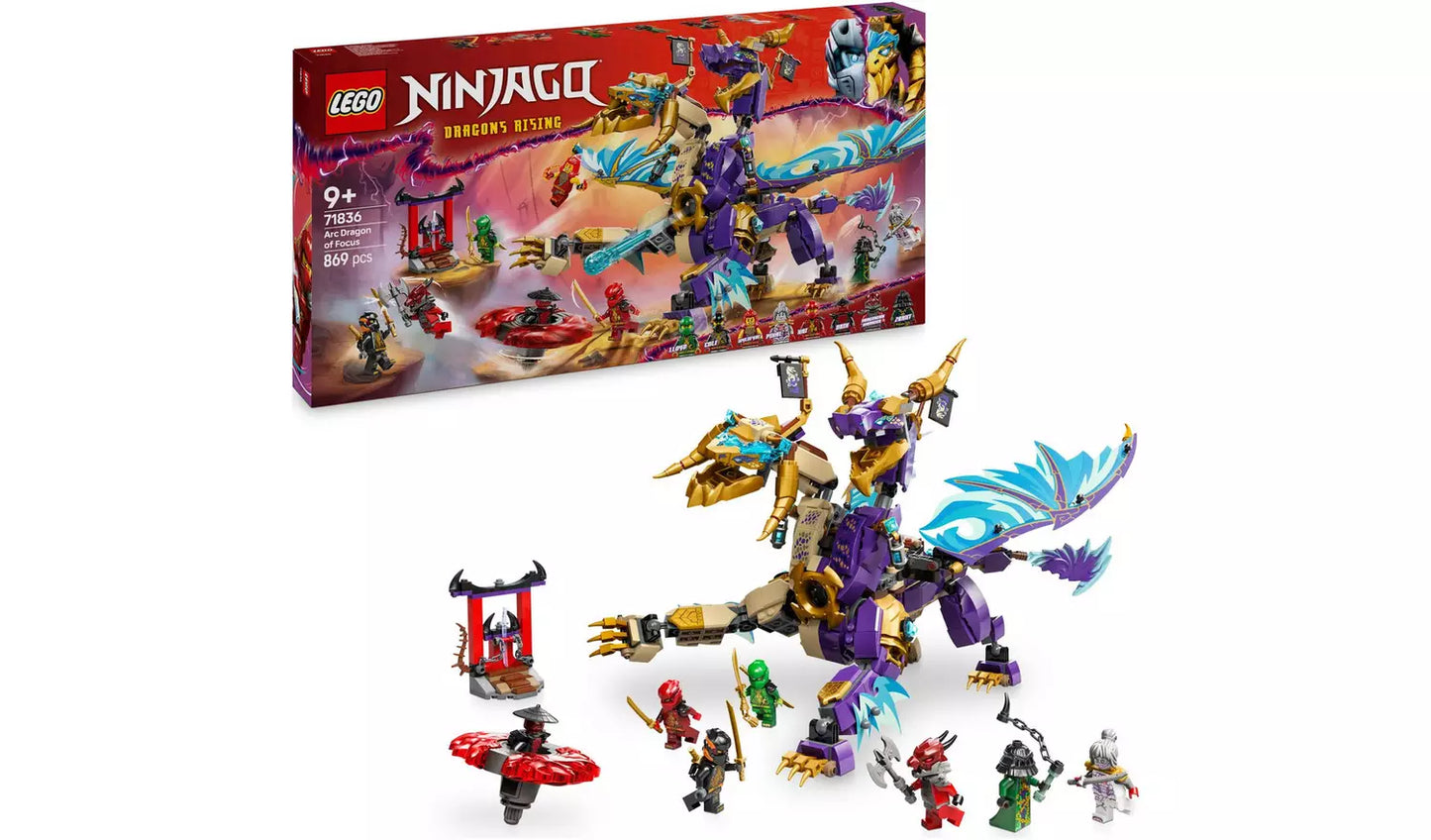 LEGO NINJAGO Arc Dragon of Focus Ninja Building Toy